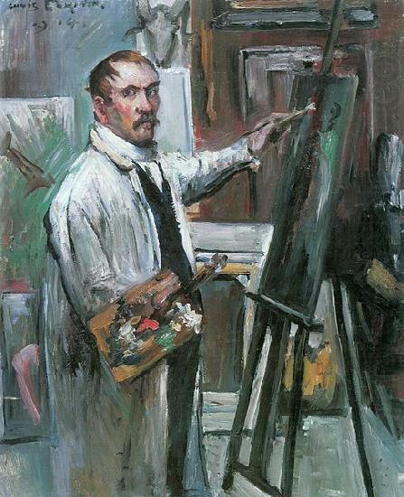 Selbstportrat im Atelier, Lovis Corinth